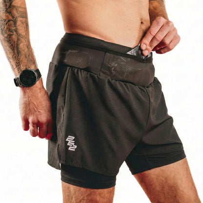 Mens Pocket Shorts 2 in 1